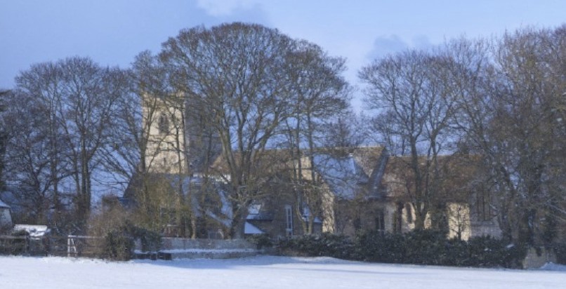 St Nicholas' s Church in the snow. Image by Ian Cumming